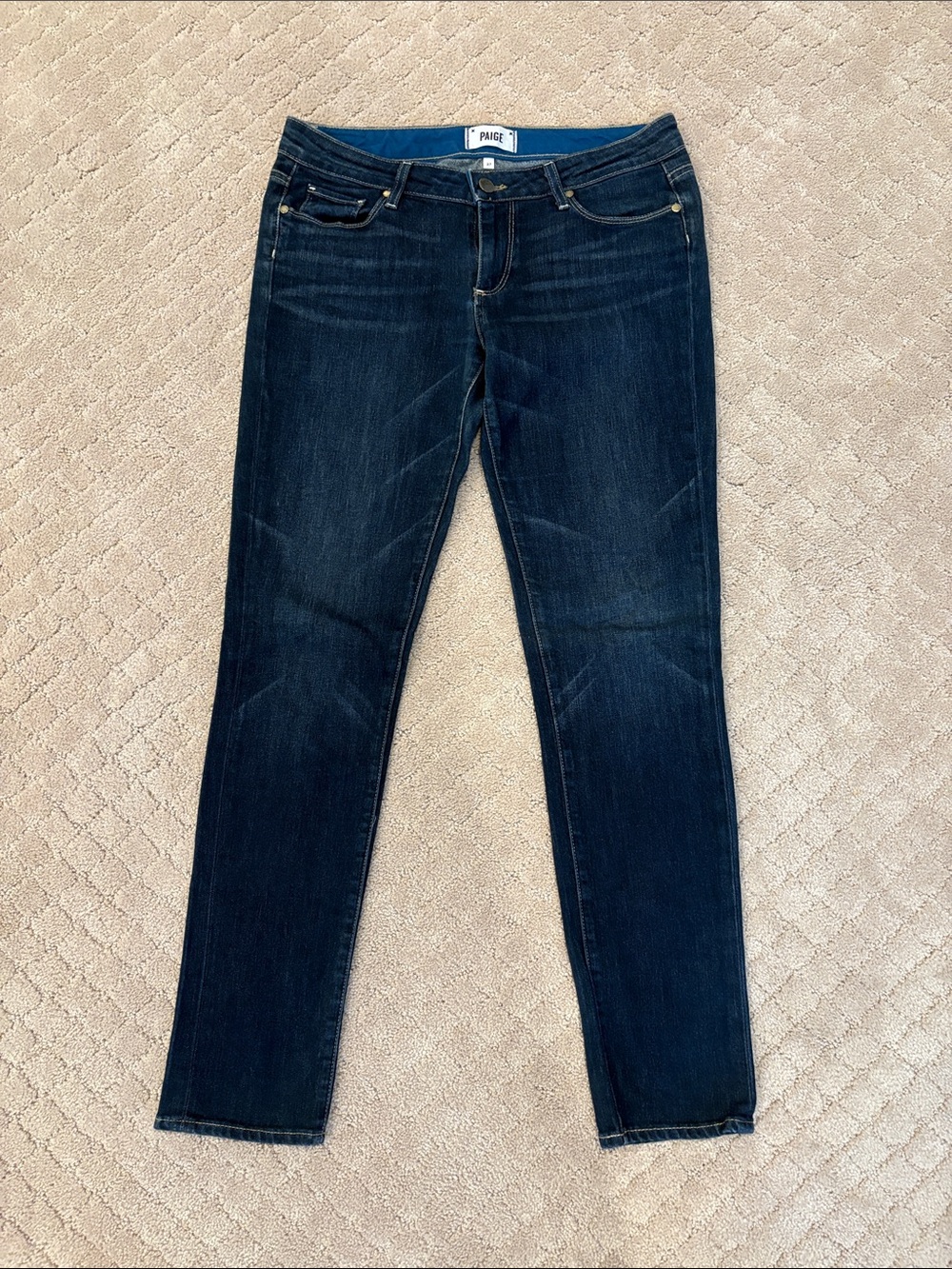 PAIGE Dark Indigo Skinny Jeans for Women